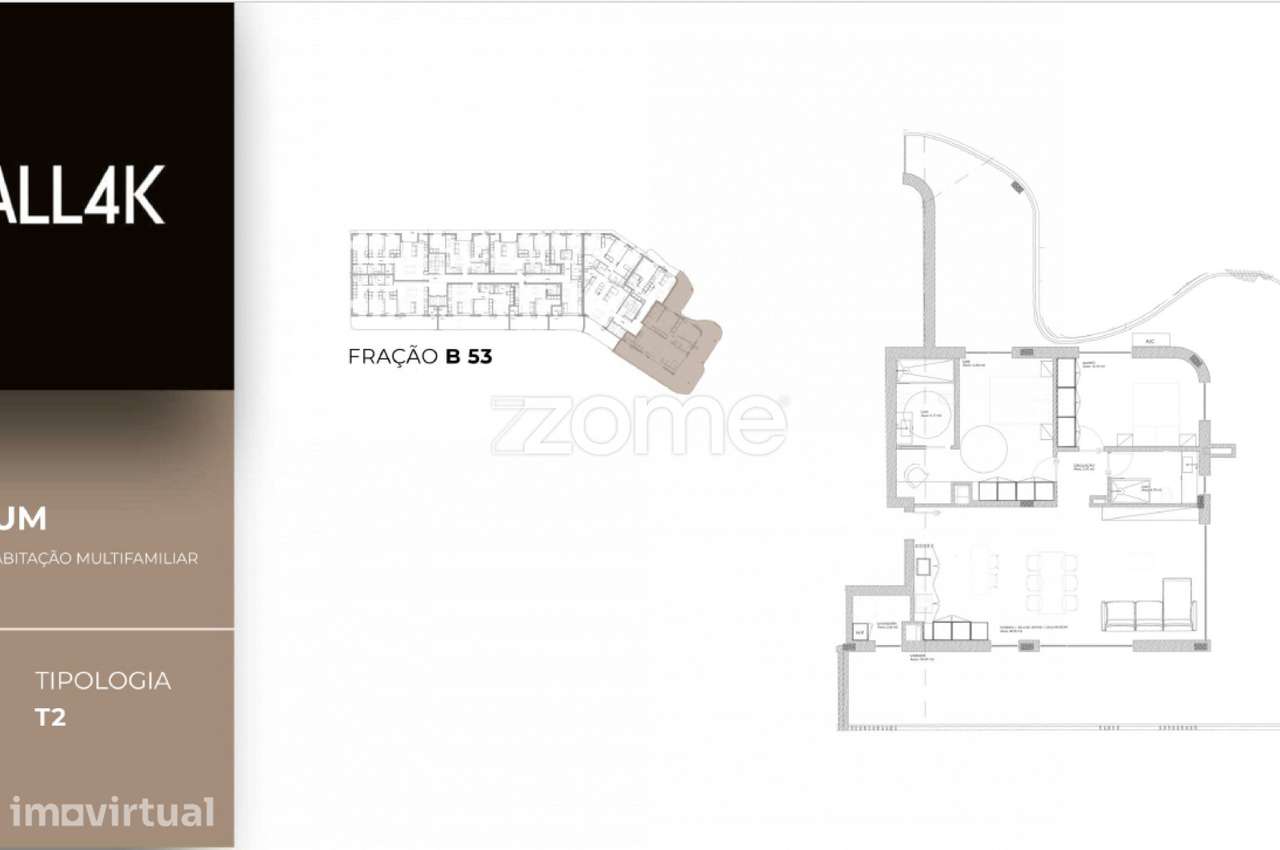 Apartamento T2 em construção em Oliveira do Douro, Vila Nova de Gai... - Grande imagem: 2/15