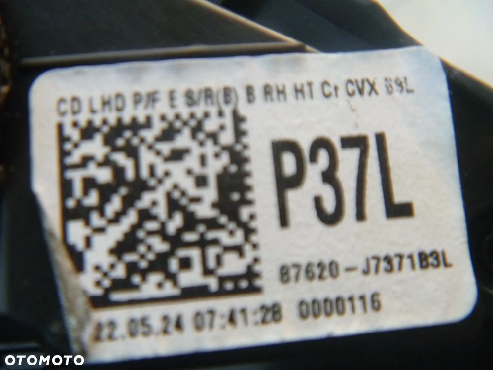 KIA XCEED LUSTERKO PRAWE 10 PIN BLIS EUROPA 87620-J7371 - 6