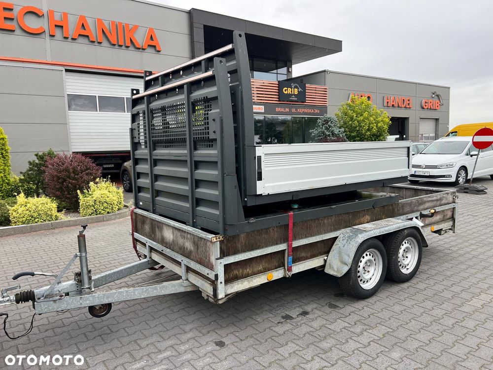 Humbaur HIRTH AT 2000 PRZYCZEPA DWUOSIOWA BURTOWA NISKOPODŁOGOWA - 1