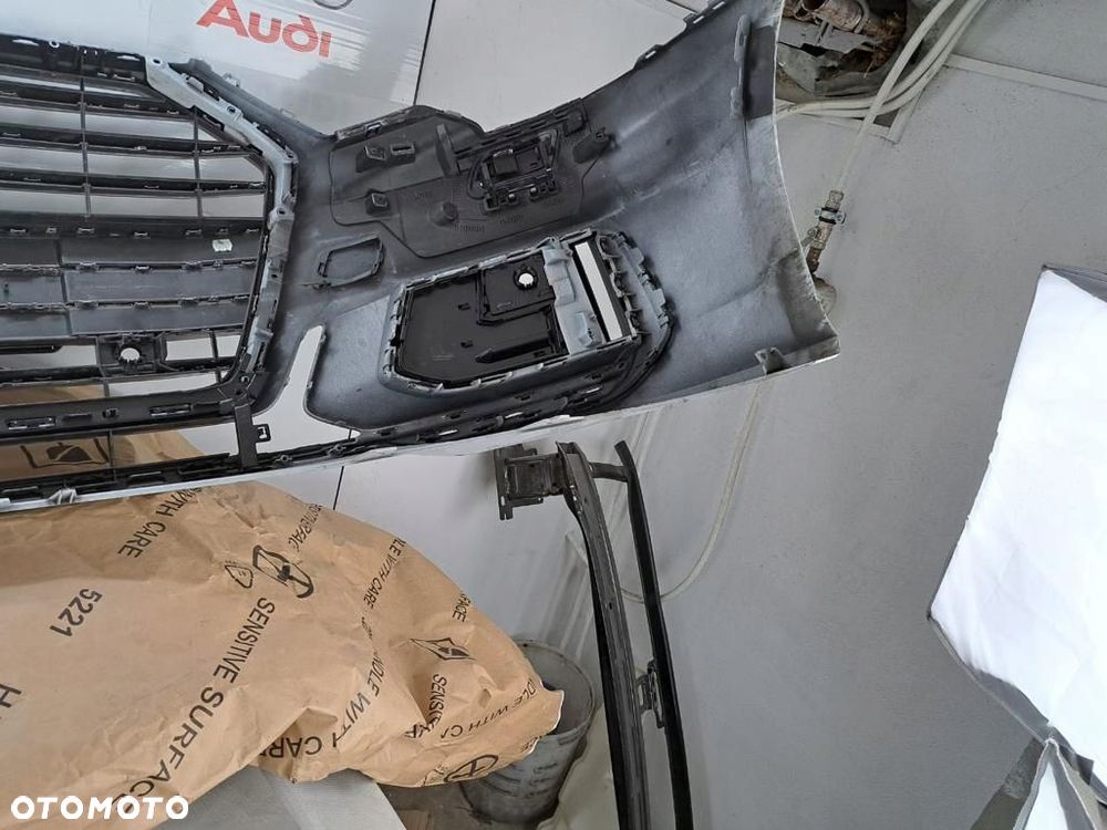 ZDERZAK AUDI A6 C8 4K 4K0 S-LINE 2019-2023 BLACK EDITION GRILL KRATKA - 9