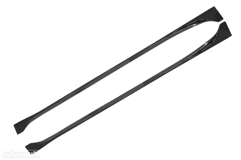 Conjunto Tesla Model 3 Spoiler, Aileron, Laminas e Difusor em Banho de Carbono - 4