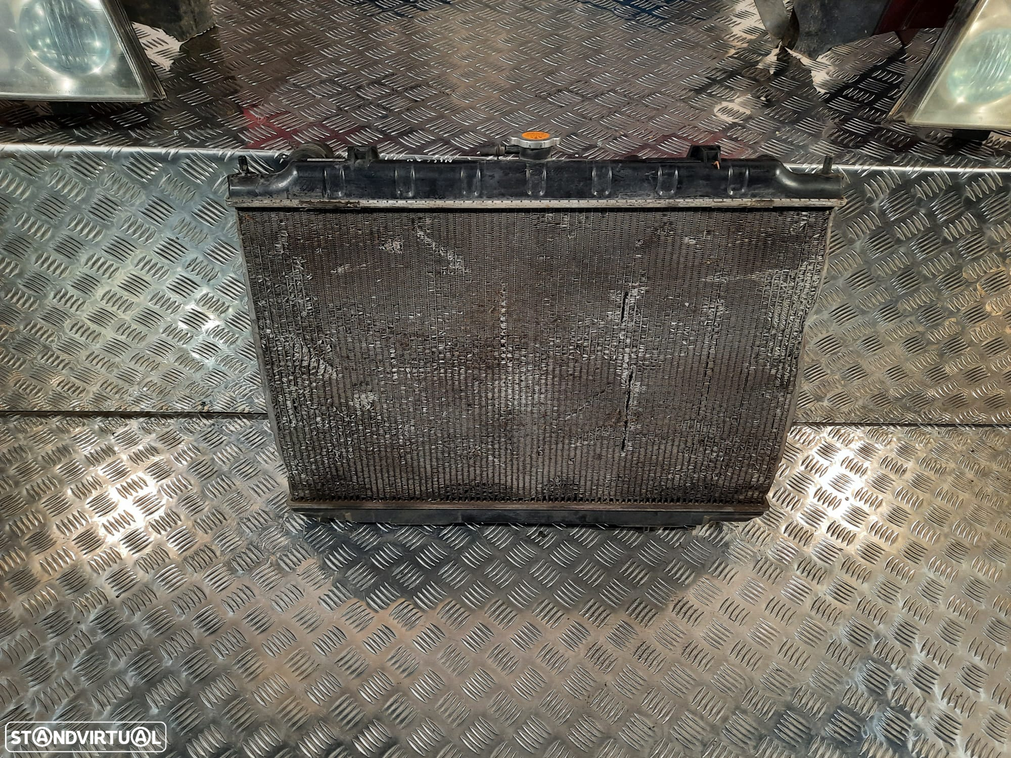 FRENTE COMPLETA NISSAN XTRAIL T30 CAPOT PARACHOQUES GUARDA-LAMAS OTICAS RADIADOR VENTILADOR FRENTE FIBRA REFORÇO - 7