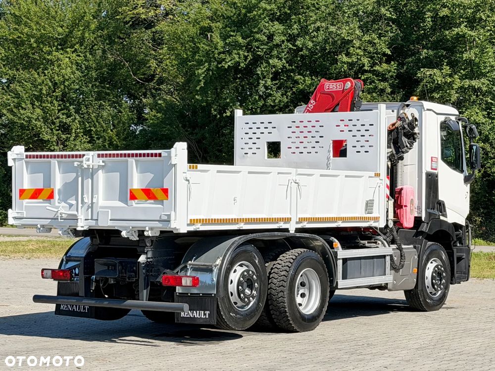 Renault C 380 * WYWROTKA 4,50 m + FASSI F155A.O.25.E ACTIVE + PILOT - 7
