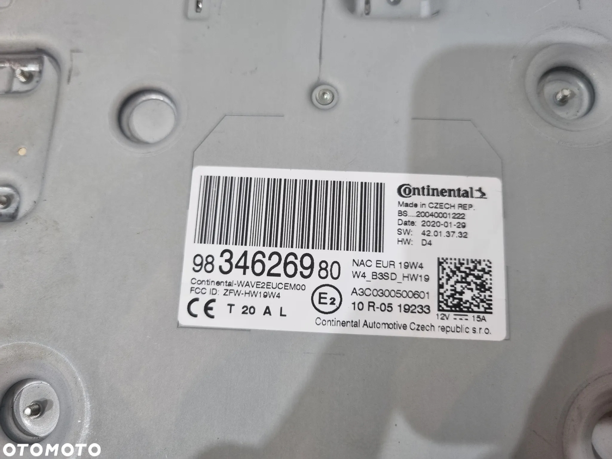 PEUGEOT 3008 II 5008 II C5 AIRCROSS OPEL CORSA F MODUŁ RADIO NAWIGACJA 9834626980 - 5