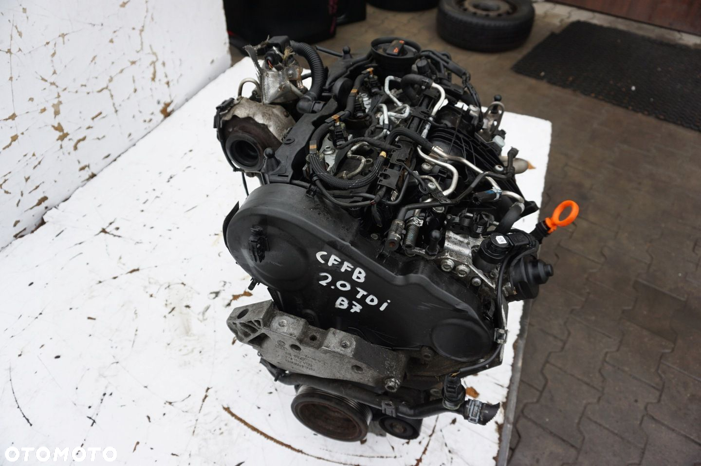 SILNIK CFF CFFB VOLKSWAGEN SKODA SEAT 2.0 TDI Z TURBO 88 TYS KM - 3