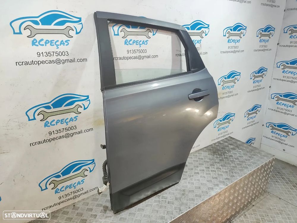 Porta Traseira Esquerda Nissan Qashqai J10 Fecho Elevador Motor Puxador Vidro - 3