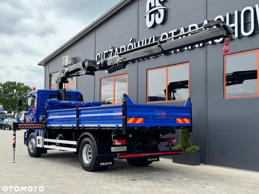 MAN TGM TGL TGS 18.250 // E6 // wywrotka + HDS HMF z pilotem // 4x2 // budowlanka // kiper wywrot żuraw dzwig kran crane - 24