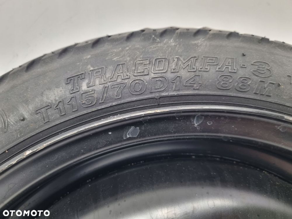 KOŁO DOJAZDOWE Toyota Yaris I dojazdówka 115/70 D14 R14 4x100 2140666 - 7