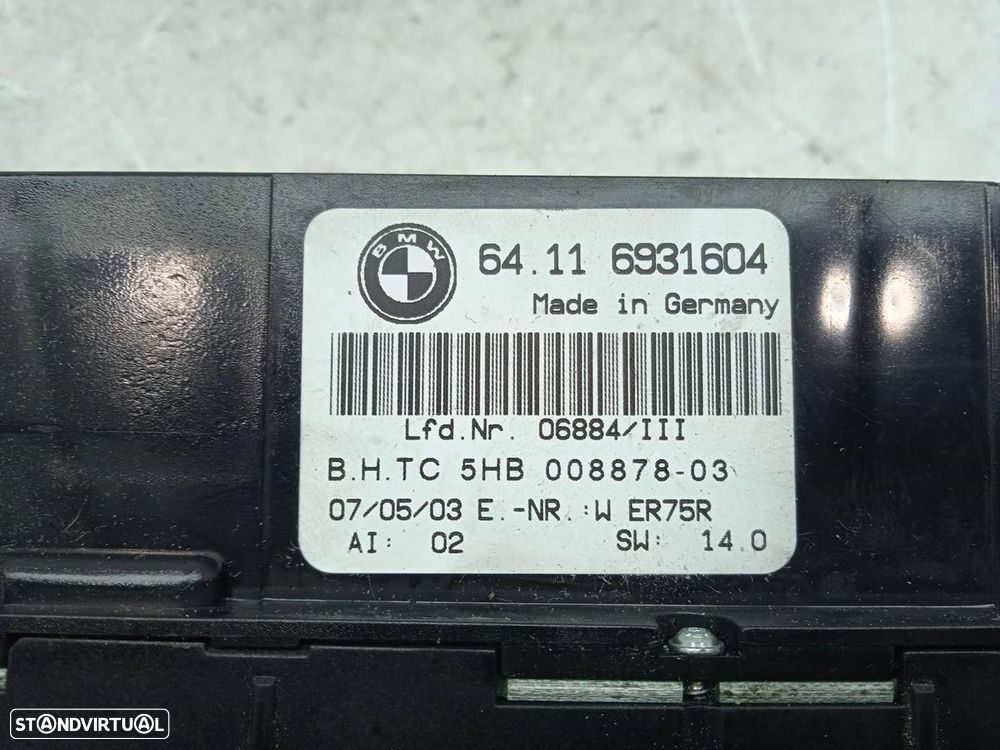 COMANDO CLIMATIZADOR BMW 3 TOURING 2003 - 2