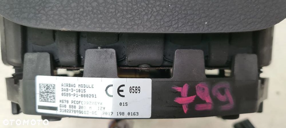 SKODA KAROQ KODIAQ OCTAVIA IV PODUSZKA KIEROWNICY NOWA 6V0880201M - 7