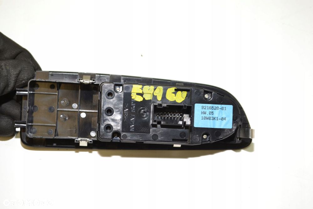 BMW E87 E81 PRZEŁĄCZNIK SZYB KIEROWCA EUROPA LEWY 9216520 - 5