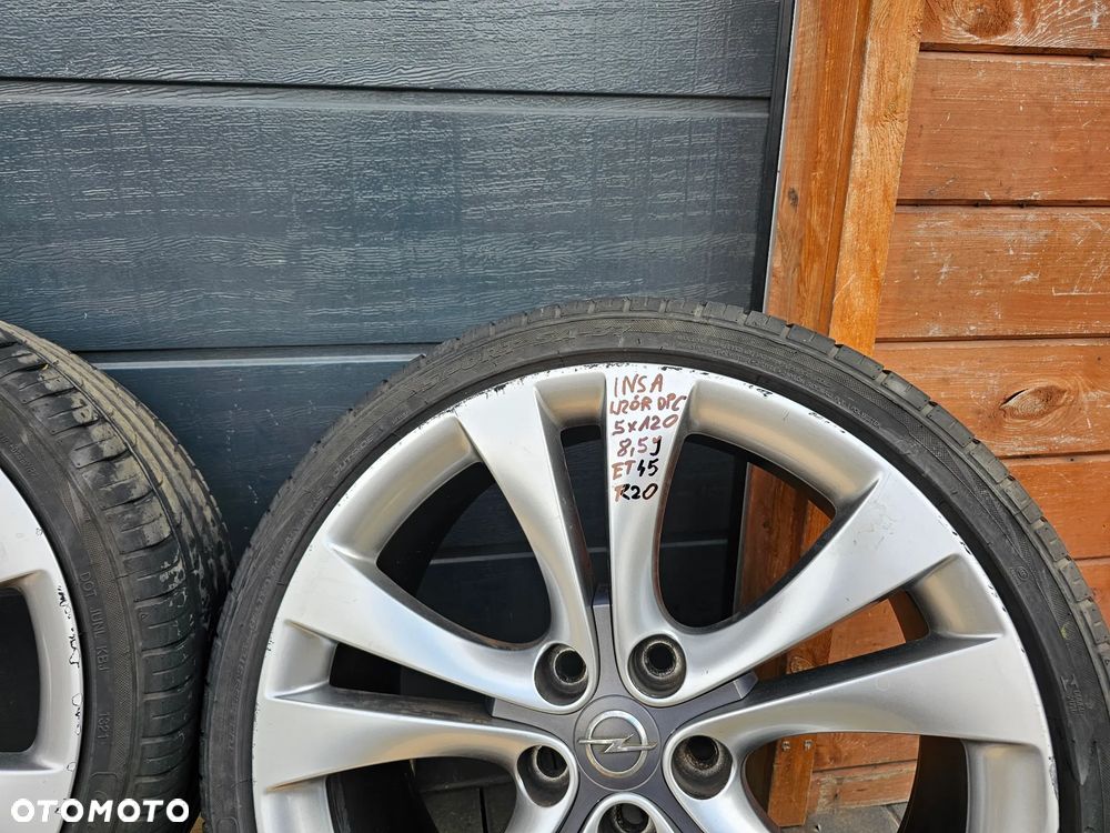 FELGI ALUMINIOWE KOŁA OPONY LETNIE WZÓR OPC 2021R OPEL INSIGNIA A R20 8,5J 5x120 ET45 245/35/20 - 5