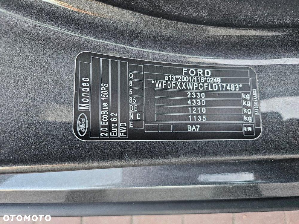 Ford Mondeo SW 2.0 TDCi S&S PowerShift-Aut Titanium - 22