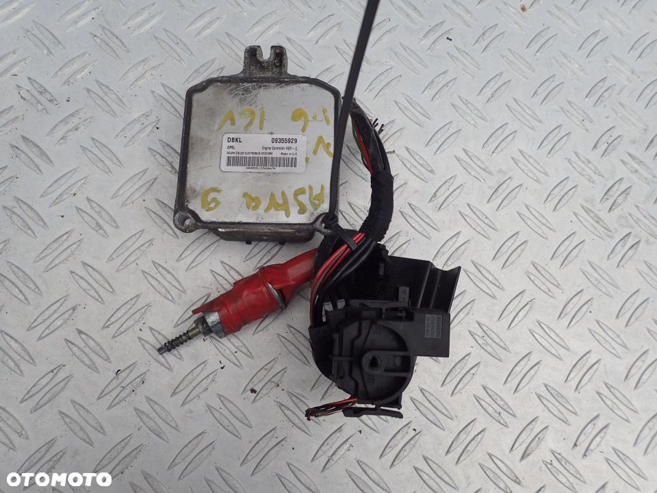 KOMPUTER IMMO STACYJKA OPEL ASTRA 1.6 16V 09355929 - 1