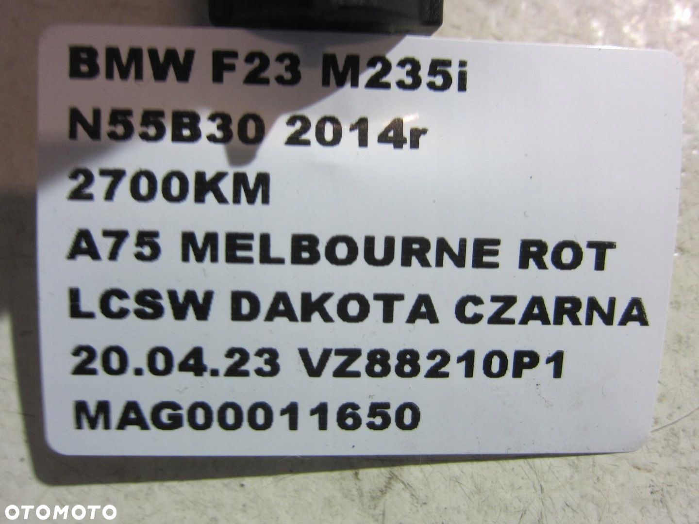 BMW 2 F23 M235I N55 F10 E70 ELEKTROZAWÓR 7622768 - 6