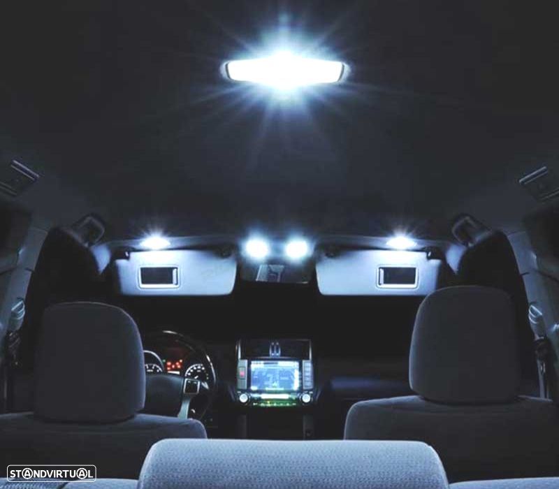 KIT COMPLETO 12 LAMPADAS LED INTERIOR PARA FIAT 500L 14-18 - 1
