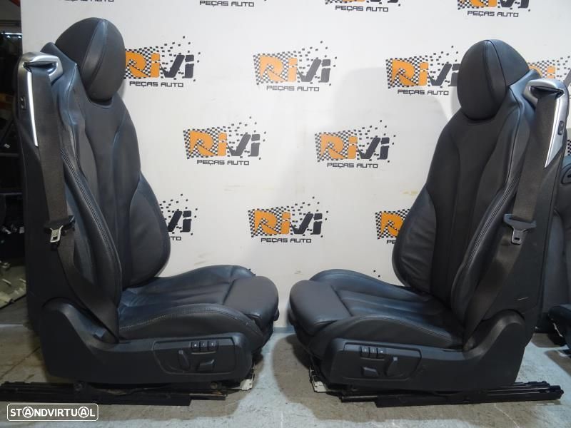 Bancos BMW Serie 6 Coupe F13 Pack M em Pele com Quartelas - 7