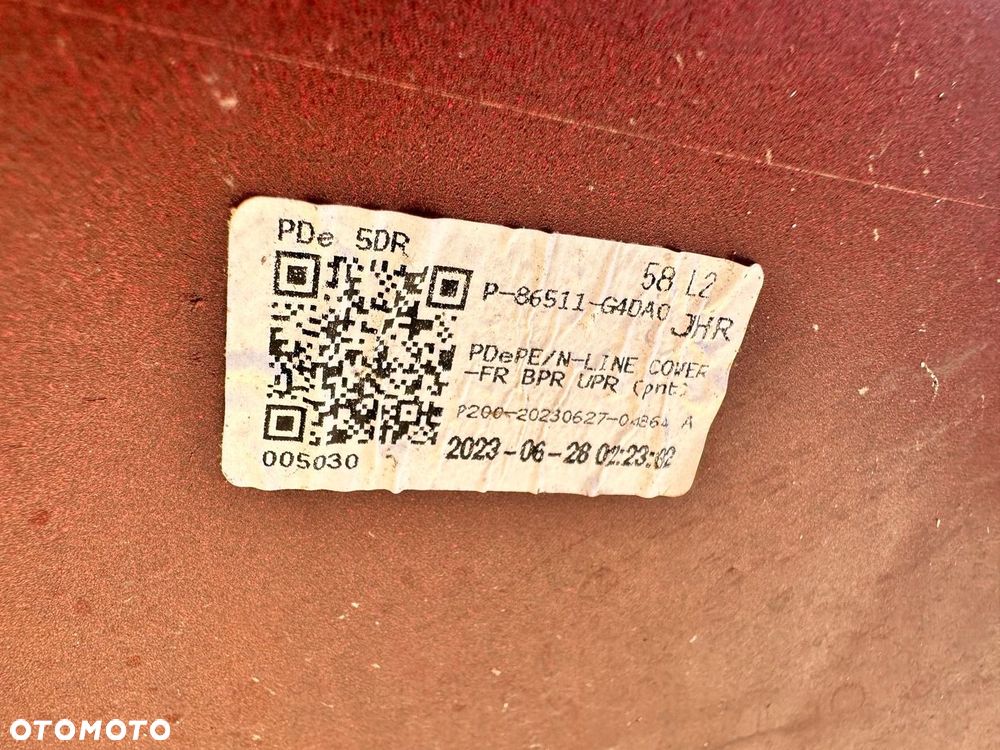 Hyundai I30 Lift III N-sport N line zderzak przedni oryginalny - 12