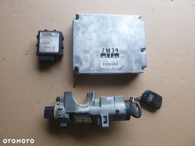 ZESTAW STARTOWY KOMPUTER STACYJKA IMMOBILIZER MAZDA 323F 1.6 16V LIFT 01-03 ZM39 - 12