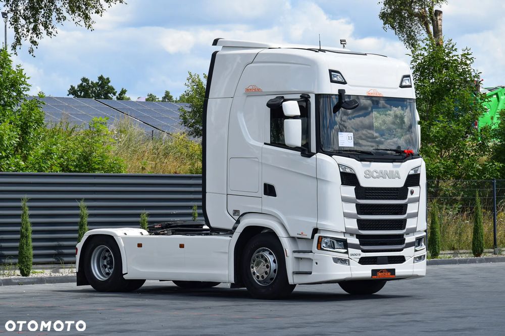 Scania 500S / FULL AIRMATIC / HYDRAULIKA / RETARDER / KLIMATYZACJA POSTOJOWA / ACC / KLIMA / 2 ZBIORNIKI PALIWA / FULL LEDY / FULL SPOILERY / SERWISOWANA / SPROWADZONA - 3