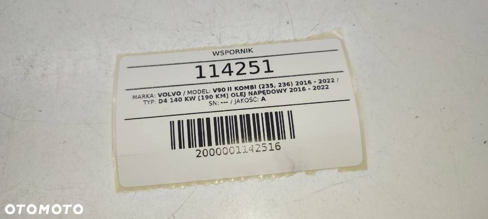 WSPORNIK UCHWYT MOCOCWANIE BELKI VOLVO V90 II 31455808 - 4