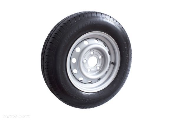Koło 165 R13C wzmacniane do przyczepy kompletne - 1