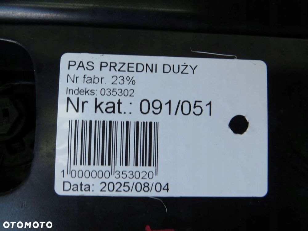 BMW 5 F07 GT 2.0D AUTOMAT PAS PRZEDNI WZMOCNIENIE 09- - 11