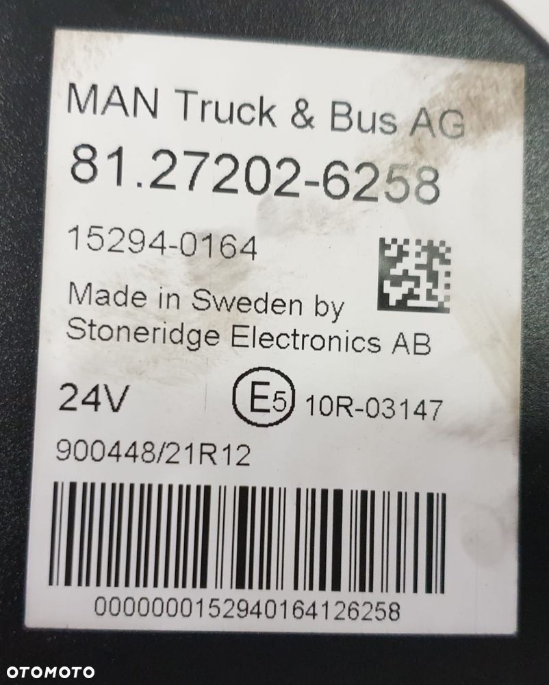 LICZNIK ZEGARY TABLICA MAN TGX  81272026258 - 5