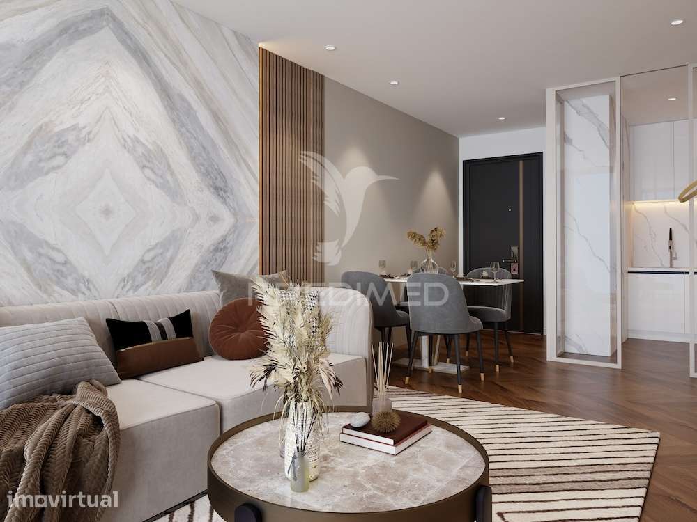Apartamento T2 Antas em construção com Garagem e varanda - Grande imagem: 5/15