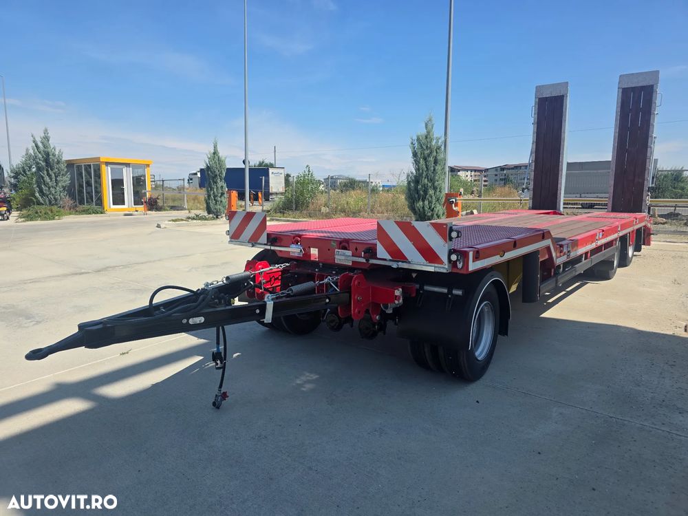 Langendorf TU 30 Smart - remorca trailer cu 3 axe cu protap virator - 4