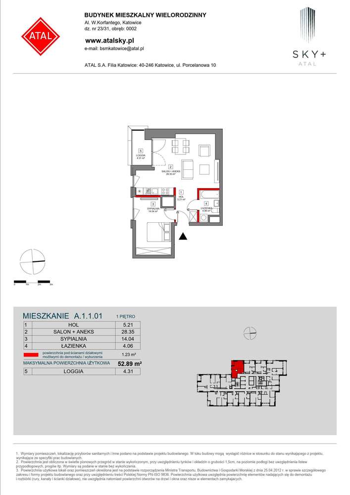 2-pokojowe mieszkanie 52m2 + loggia Bezpośrednio - Pełny obrazek: 2/24