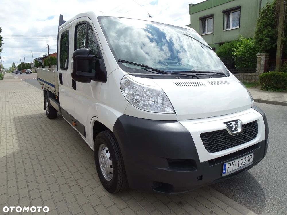 Peugeot Boxer 120 koni ,DOKA DUBEL , 7 miejsc + skrzynia 3m x 2.10m - 2