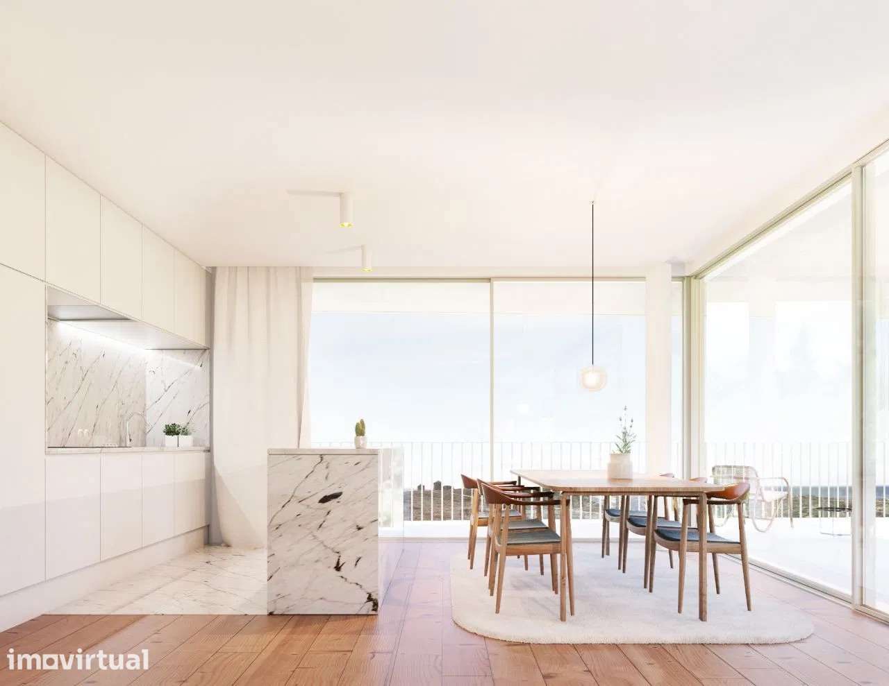 Apartamento T2 Novo na Apúlia em Primeira Linha de Mar - Grande imagem: 3/7