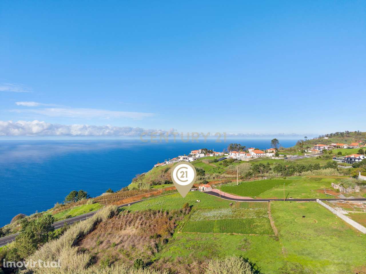 Terreno Rústico com Vista Mar em Calheta, Madeira - Grande imagem: 3/9