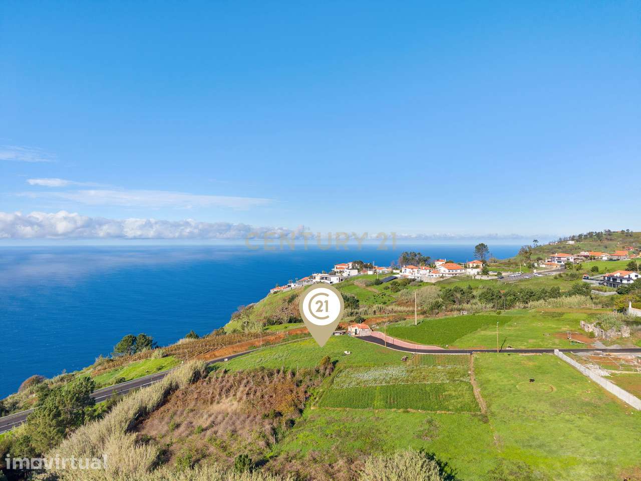 Terreno Rústico com Vista Mar em Calheta, Madeira - Grande imagem: 3/9