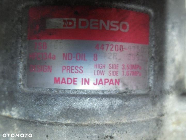 SPRĘŻARKA KLIMATYZACJI BMW E39 447200-9750 - 2