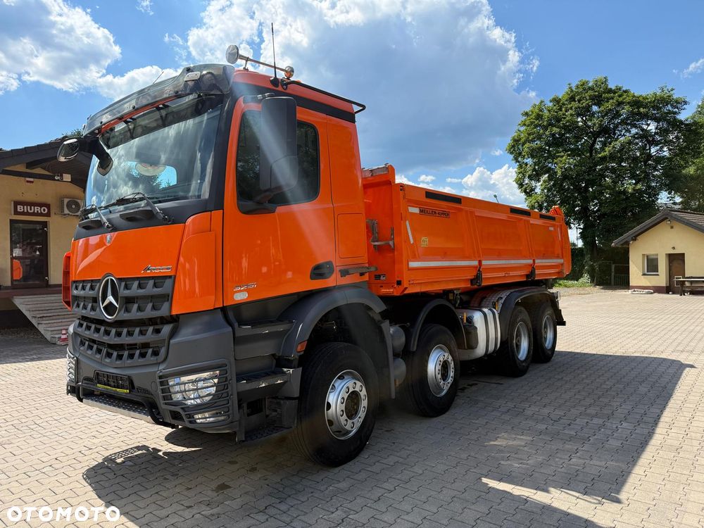 Mercedes-Benz 3551 AROCS wywrotka 3-str. MEILLER, BORDMATIC, MANUAL, 245 t.km.! - 8
