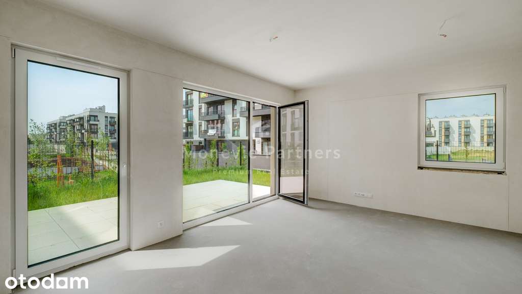 Apartament 2 pok. z dużym ogrodem, wysoki parter