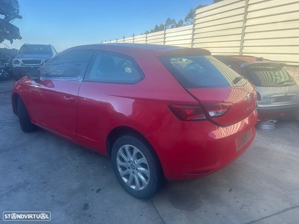 SEAT LEON SC 1.2 TSI 3 PORTAS DE 2015 MOTOR CJZ CAIXA DSG CENTRO DE ABATE EM FIM DE VIDA - 3