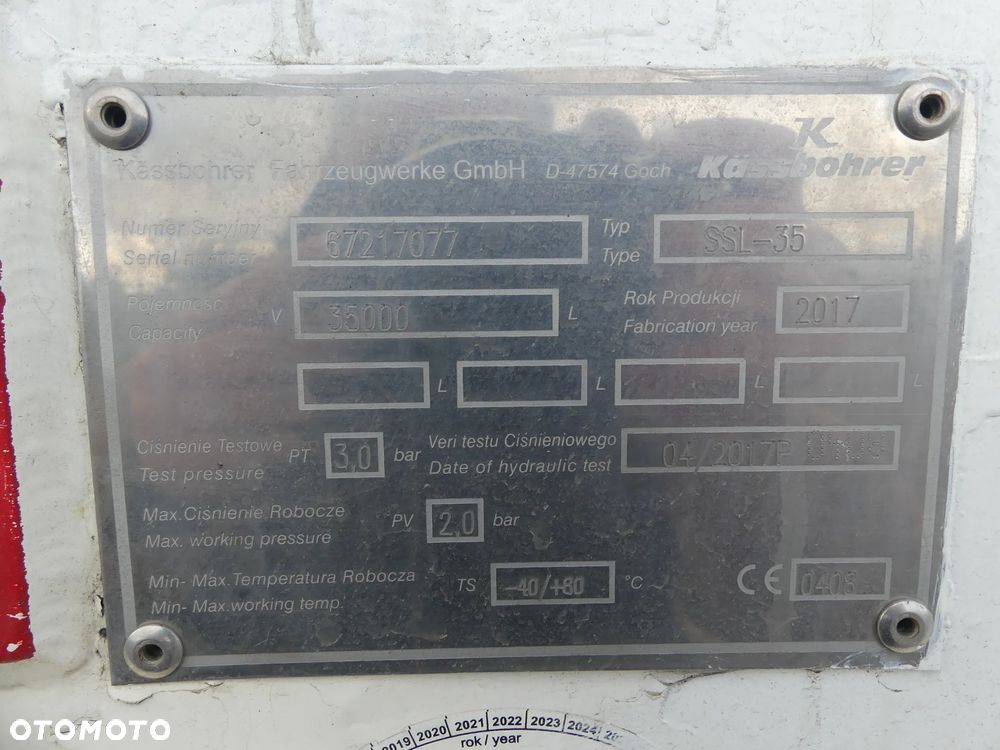 Feldbinder 35000 / SILOS / DO MATERIAŁÓW SYPKICH / OŚ PODNOSZONA / - 26