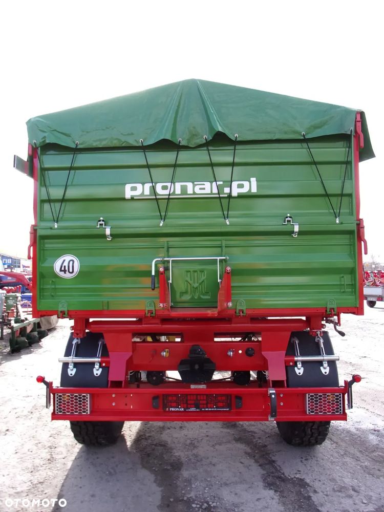 Pronar Przyczepa dwuosiowa paletowa PRONAR PT680 -14t, PT612 -12t, PT612L -12t, wywrotka z trójstronnym wywrotem, przyczepa ciężarowo-rolnicza - 26