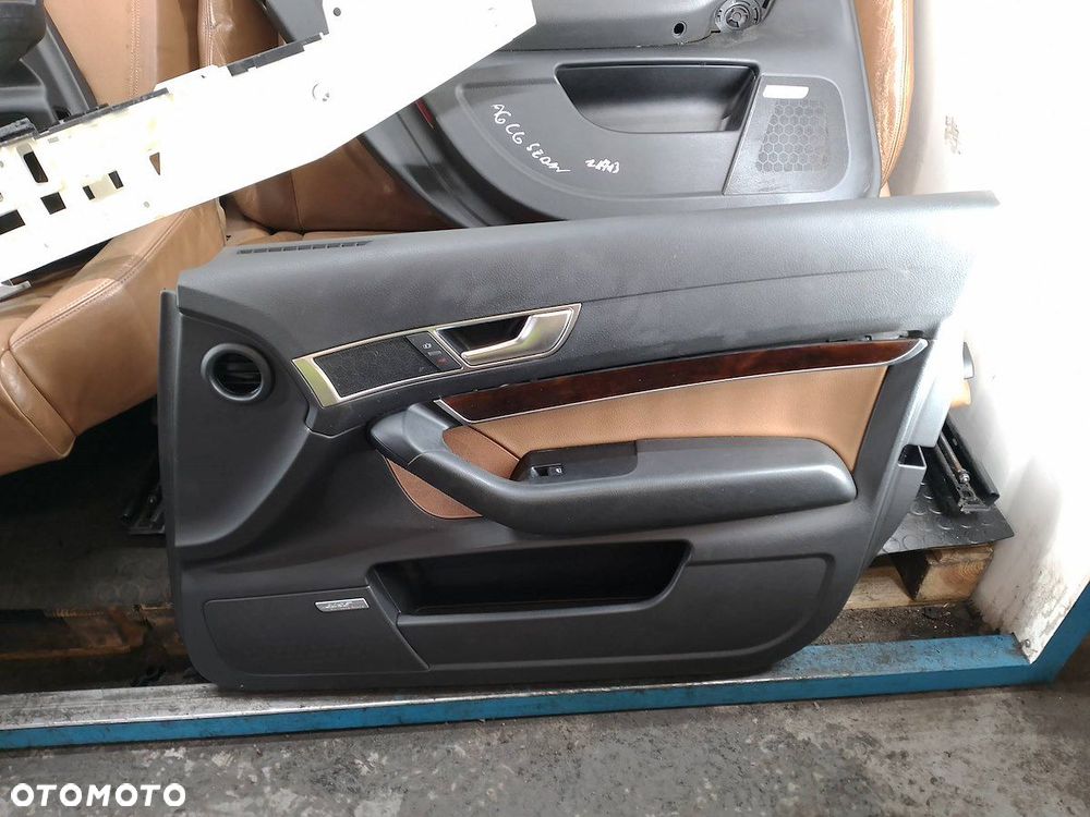 FOTELE KANAPA BOCZKI SKÓRA KOMPLET AUDI A6 C6 - 4