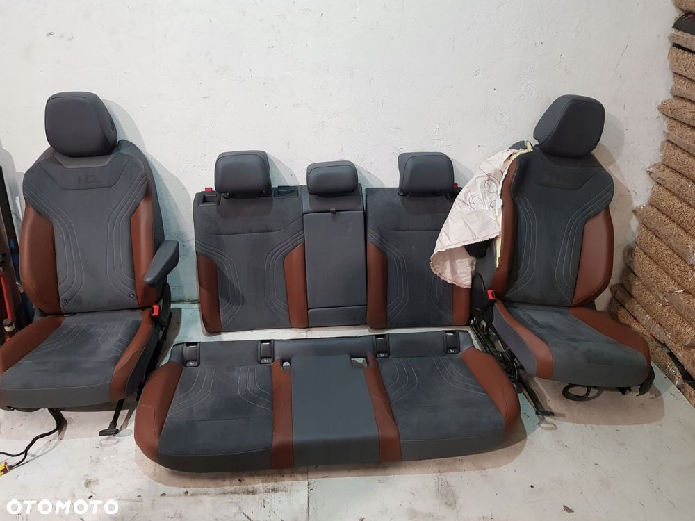 fotele kanapa komplet vw id 4 alcantara skóra eur 21r - 1