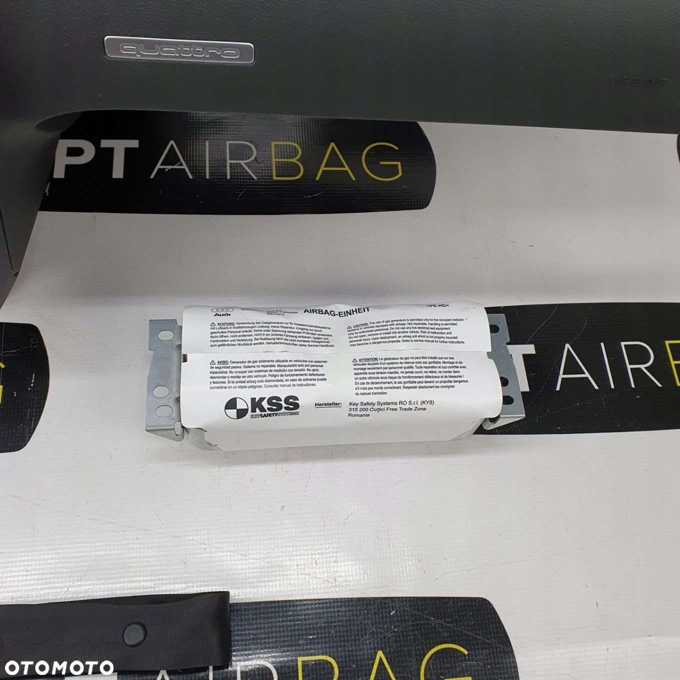 AUDI A5 8T KOKPIT DESKA KONSOLA PULPIT PODUSZKA AIRBAG AIR BAG PASY KIT SET - 8
