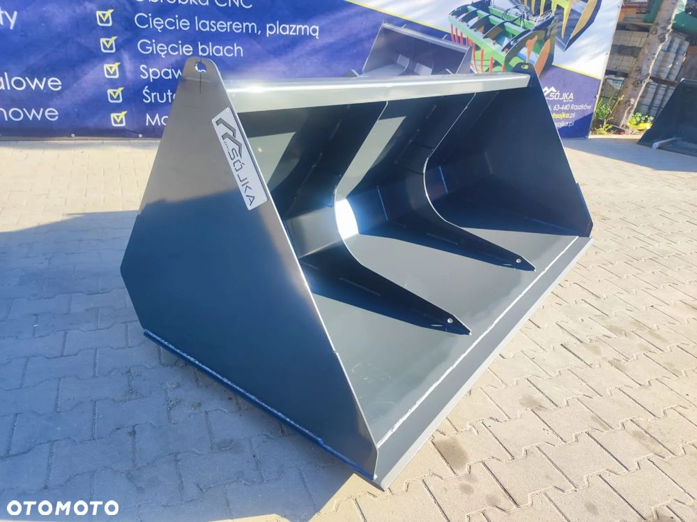 Łyżka, 220 cm, mocowanie JCB, Claas, Manitou, Merlo, Matbro, Dieci, CAT, Case, Schaffer - 2