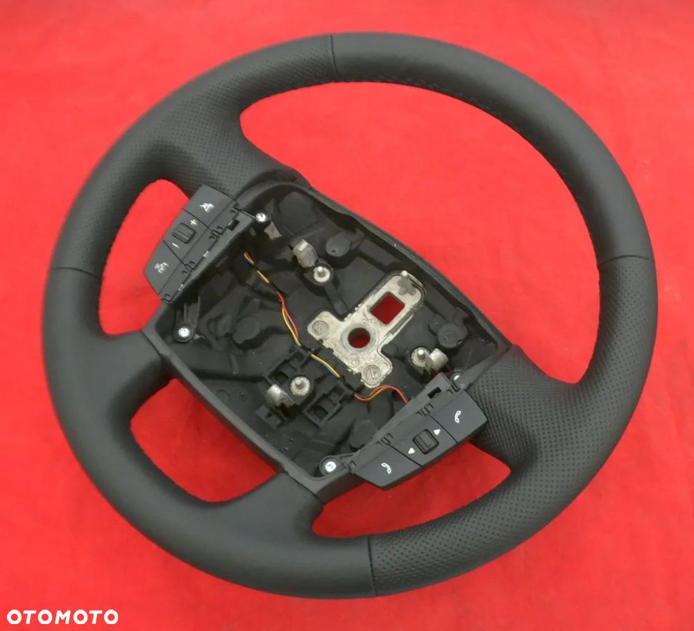 FIAT DUCATO CITROEN JUMPER PEUGEOT BOXER Kierownica Nowa Skóra Skórzana - 2