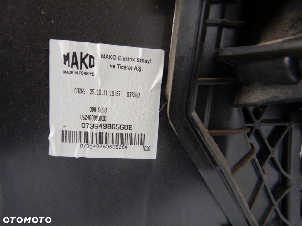 Nagrzewnica Fiat Doblo II 2009-2014 07354986560E ORYGINAŁ - 5