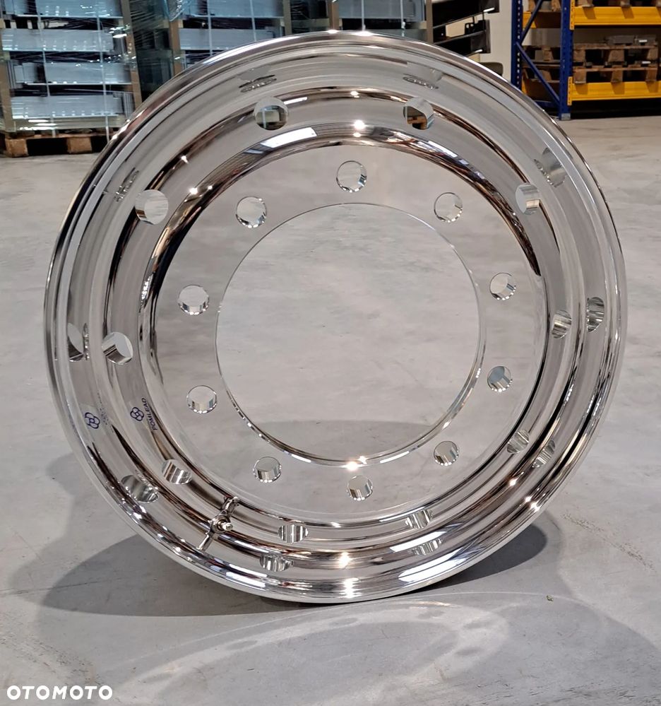 Felga aluminiowa POMLEAD 22,5x11,75 ET120 26mm POLISHED (polerowana) - 5