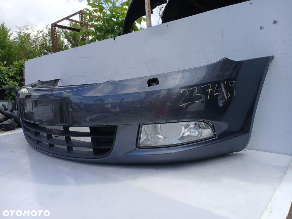 ZDERZAK PRZÓD PRZEDNI SPRYSKI XENON SKODA OCTAVIA II LIFT GRAFITOWY - 2