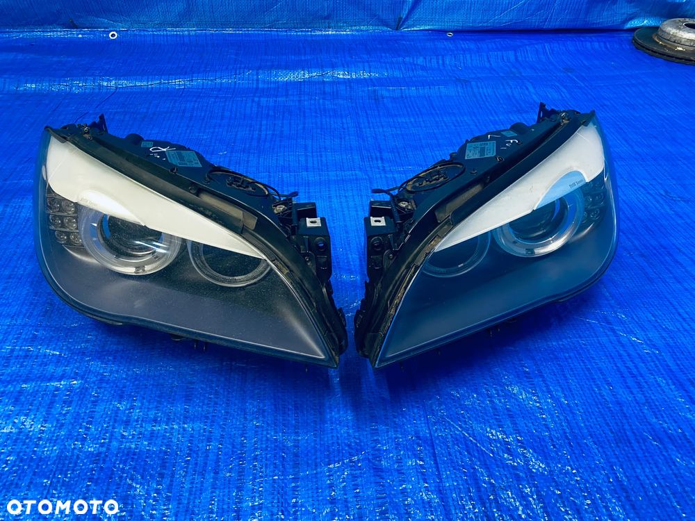 REFLEKTOR LAMPA LEWA PRAWA LEWY PRAWY PRZÓD PRZEDNIA XENON KSENON BI-XENON NIESKRĘTNY BMW 7 F01 F02 PRZEDLIFT 11R ; 7182140 7182139  61337182140 61337182139 ORYGINAŁ EUROPA - 2